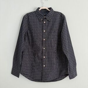 Ralph Lauren Boys Long Sleeve Plaid‎ Cotton Logo Shirt Size L(14/16)